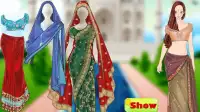 Indian dress up games in saree Screen Shot 2