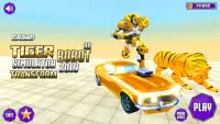 Grand Robot Transformation Tiger : Robot Car Screen Shot 0