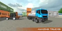 Oil Tanker Truck Games - New Euro Truck Simulator Screen Shot 1