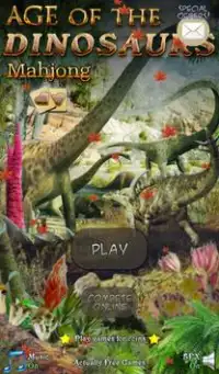 Hidden Mahjong: Jurassic Dinos Screen Shot 1