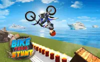 Bike Trail Stunt Tricks Moto jogos de corrida Screen Shot 3