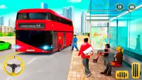 City Coach Bus Driving Sim 3D Screen Shot 0