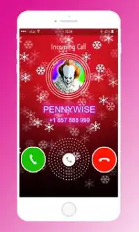 Pennywise video call prank Screen Shot 0
