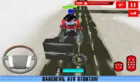 Quad ATV Снег Mobile Rider Sim Screen Shot 12