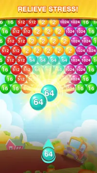 Bubble Shooter 2048 Ball: Shoot & Merge Puzzle Screen Shot 4