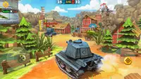 Zoo War: 3v3 Trò chơi Xe tăng Screen Shot 1