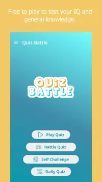 Quiz Battle Screen Shot 0