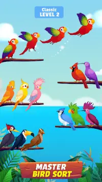 Bird Sort - Color Birds Game Screen Shot 17