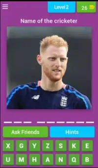 Guess the Cricketers Name Quiz Screen Shot 2