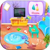 Cleaning Hotel Room - Princess room