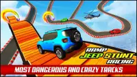 Ramp Jeep Stunts Racing : Racing Car Stunts Games Screen Shot 4