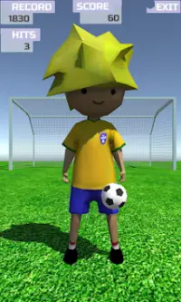 Futebol Juggler 3D Screen Shot 1