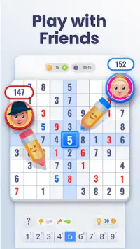 Sudoku Multiplayer Challenge Screen Shot 2