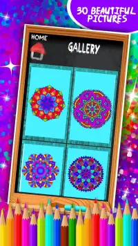 Mandala Coloring Book Screen Shot 7