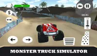 Monster truck simulator: 3D monster truck racing Screen Shot 2