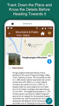 Peaks & Mountains Travel & Explore Guide Screen Shot 2