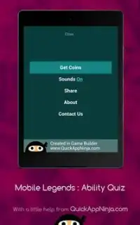Mobile Legends : Ability Quiz Screen Shot 16