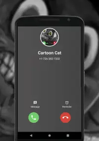 Video Call from Cartoon Cat Screen Shot 2