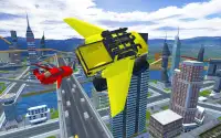 Futuristic Flying Car Real Drive 3D 2018 Screen Shot 0