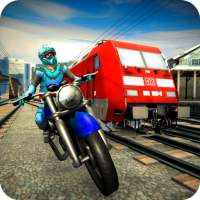 Railroad Bike Race 3D: Subway Moto Ride