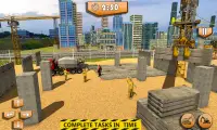 Heavy Construction Building: Truck Excavator Games Screen Shot 2