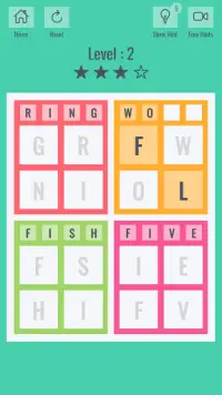 Brainy four - Four letter words Screen Shot 3
