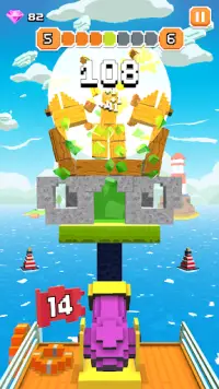 Blocky Tower - Knock Box Balls Ultimate Knock Out Screen Shot 2