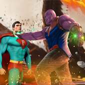 Superhero Thanos Crime City Battle
