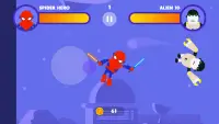 Stick super : hero destruction - supreme warriors Screen Shot 4