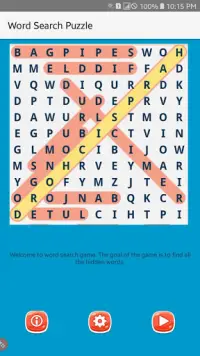 Word Search Puzzle Screen Shot 2