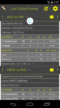 Fastest Live Cricket Scores Screen Shot 4