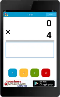 Math Practice Flash Cards Screen Shot 3