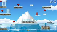 Two Players - Square Bros In Frozen World Screen Shot 6