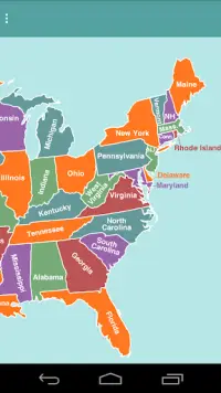 USA Map Puzzle Screen Shot 6