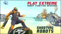 permainan perang pistol robot Screen Shot 0