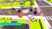 Polícia de esquiva: jogo carro Screen Shot 0