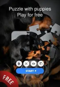 Puzzle with puppies Screen Shot 0