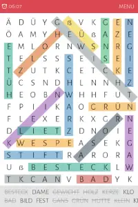 Wörter Suche - Word Search Screen Shot 0