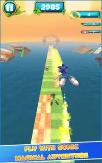 Juegos de Sonic: la aventura subway de jump & run Screen Shot 3