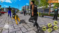 مطاردة الجريمة كلب الشرطة الأمريكية: كلب بوليسي 3D Screen Shot 2