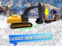 Snow Excavator Rescue Sim 3D Screen Shot 14