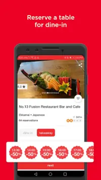eatigo – discounted restaurant reservations Screen Shot 1