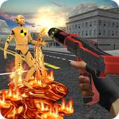 Lava Gun Waffe 3D Simulator