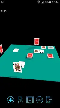 Playing cards 3D (free game without ads) Screen Shot 1