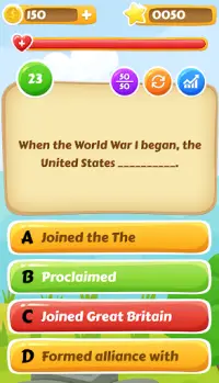 US History Trivia : American History Quiz Game Screen Shot 1