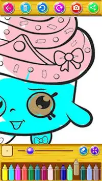 Coloring Pages for Shopkins Screen Shot 5