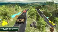 Off-road Army Truck driving Sim 3D Screen Shot 1