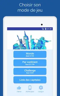 Capitales des pays: Quiz monde Screen Shot 7