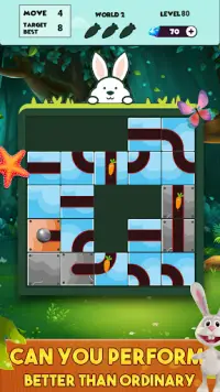 Unblock Rabbit: Bunny Slide Puzzle Screen Shot 3