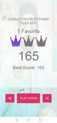 Camilo Favorito Piano Tiles 2021 Screen Shot 5